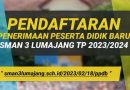 PPDB 2023 SMAN 3 Lumajang